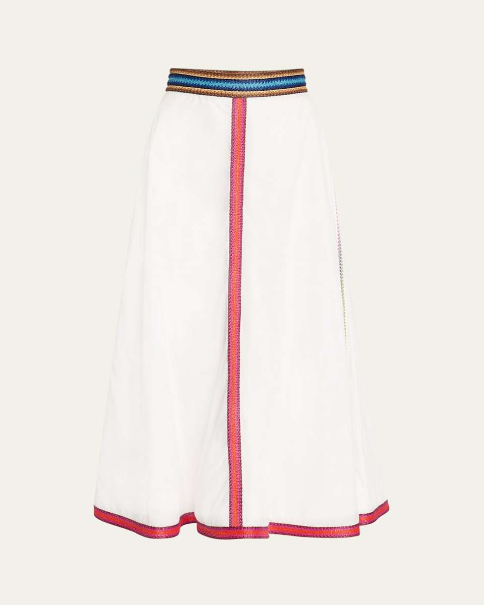 Quartered A-Line Skirt